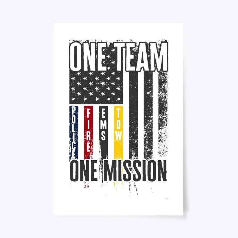 SDMO -One Team One Mission flag