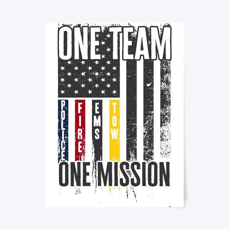 SDMO -One Team One Mission flag